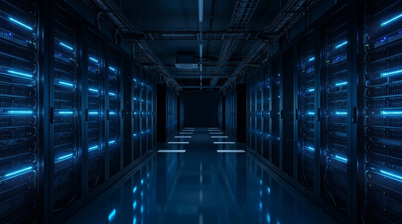Dark Enterprise Server Datacenter Infrastructure